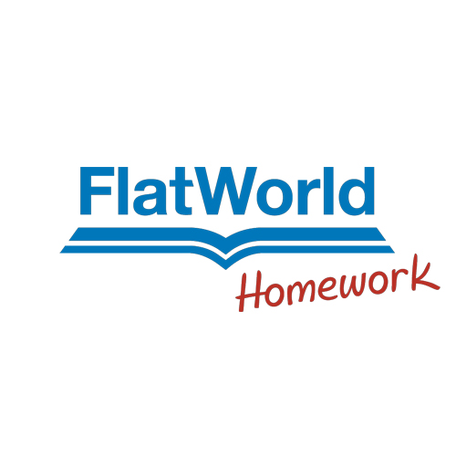 FlatWorld Homework logo