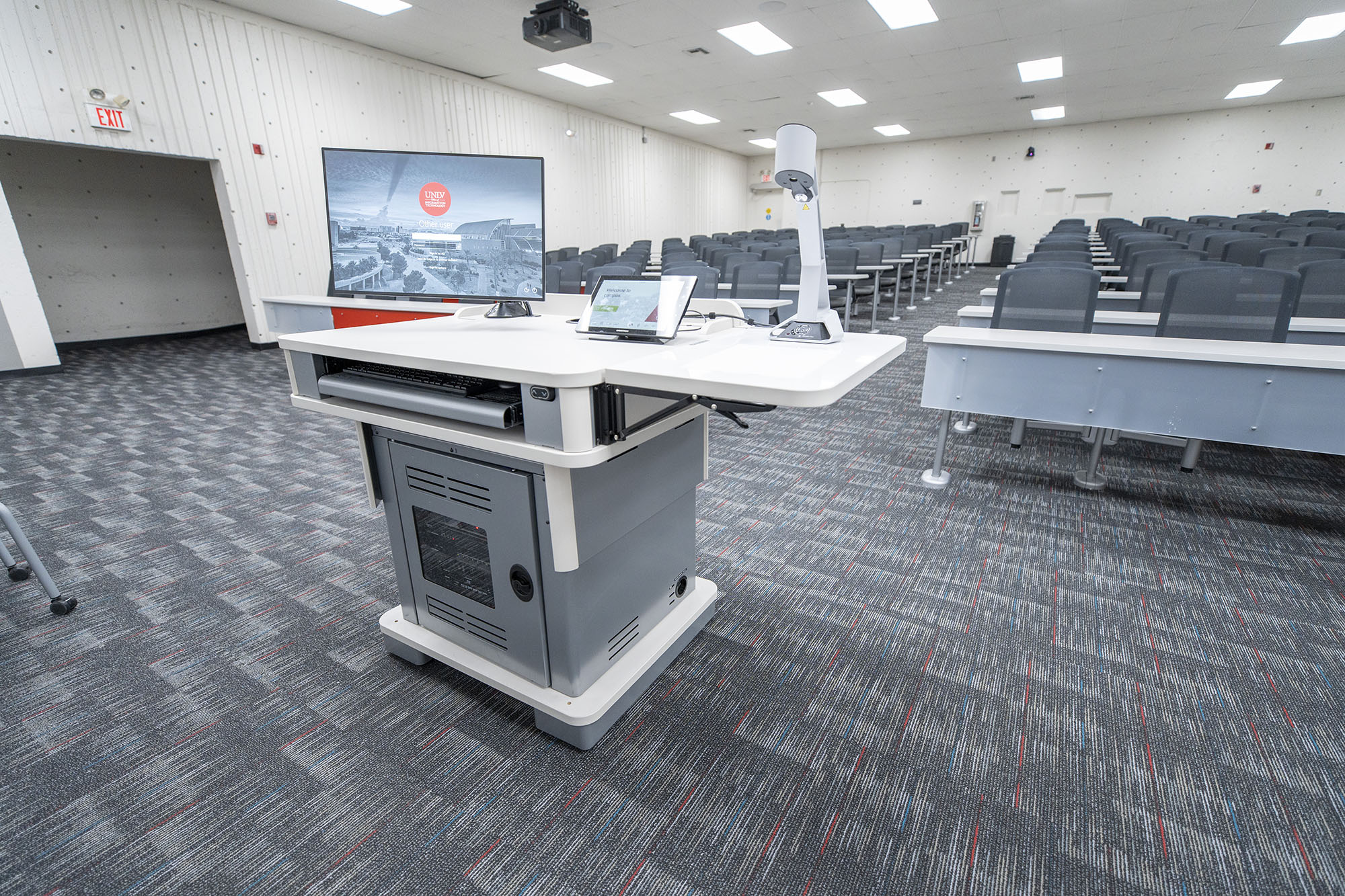 Lectern in a UNLV classroom