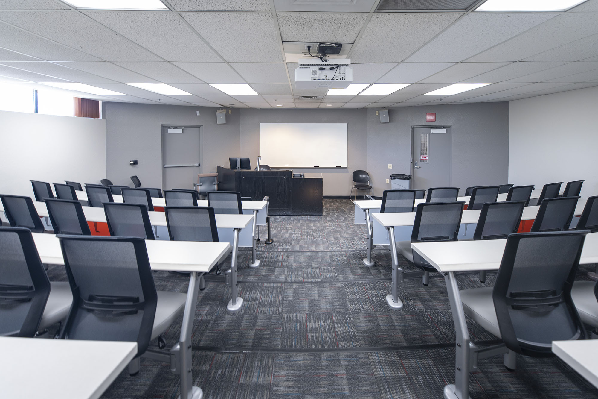 Wide shot of a UNLV classroom.