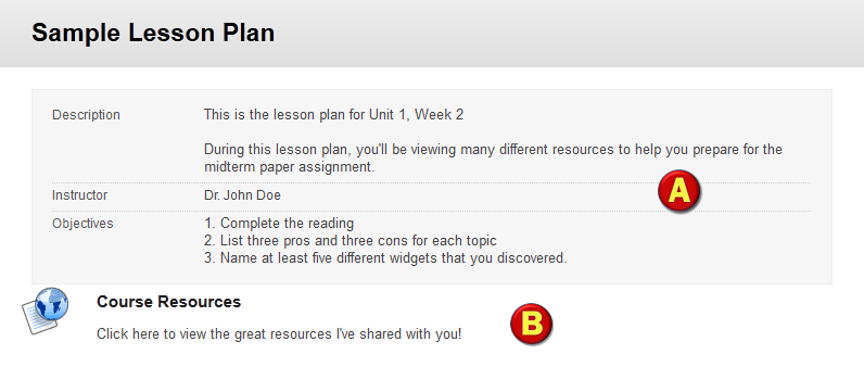 creating a lesson plan