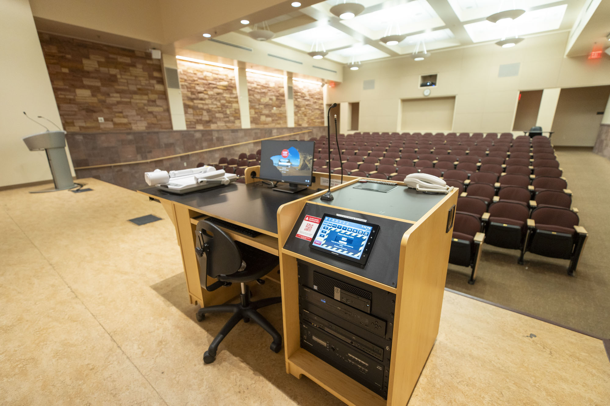 Lectern view