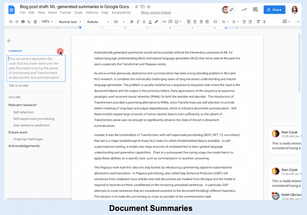 Document summary screenshot