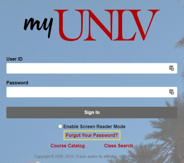 Myunlv Student Login