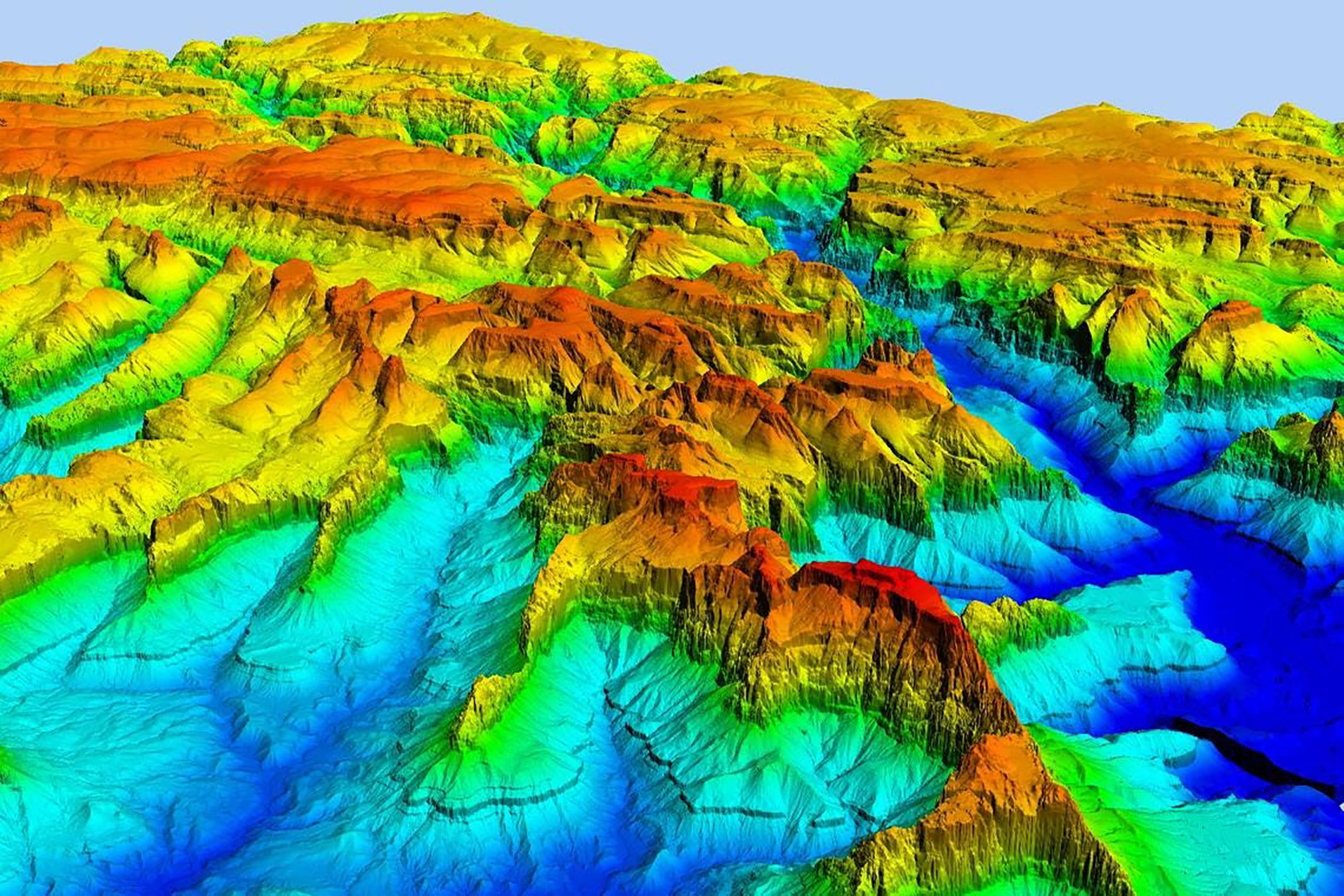 GIS elevation model image