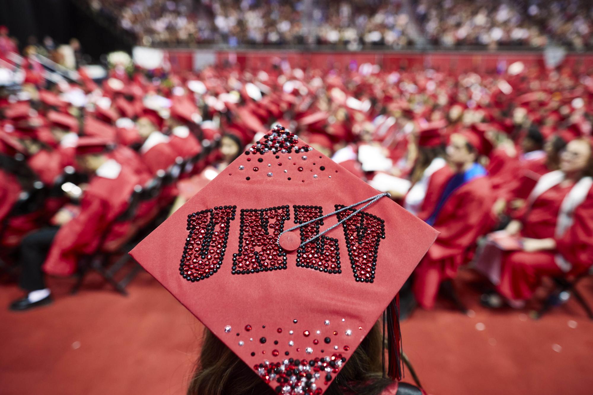 Graduation cap with UNLV