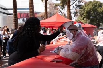 Kivanc Oner and Vito Rocco participating in the Pie on Pida event.