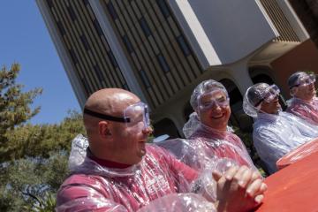 Vito Rocco and Kivanc Oner partaking in Pie on Pida