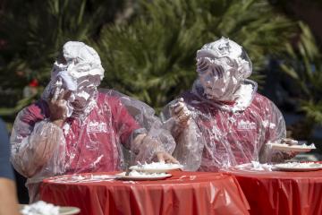 Vito Rocco and Kivanc Oner partaking in Pie on Pida