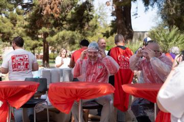 Kivanc Oner and Vito Rocco participating in the Pie on Pida event.