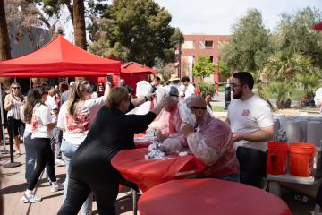 Kivanc Oner and Vito Rocco participating in the Pie on Pida event.