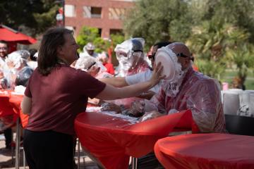 Kivanc Oner and Vito Rocco participating in the Pie on Pida event.