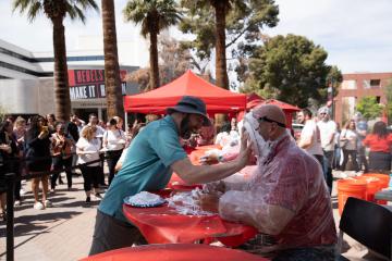 Kivanc Oner and Vito Rocco participating in the Pie on Pida event.