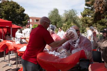 Kivanc Oner and Vito Rocco participating in the Pie on Pida event.