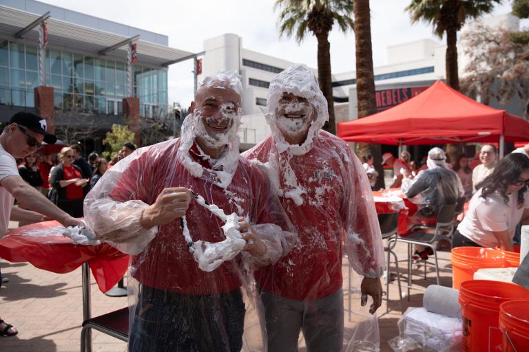 Kivanc Oner and Vito Rocco posing after Pie on Pida event. 