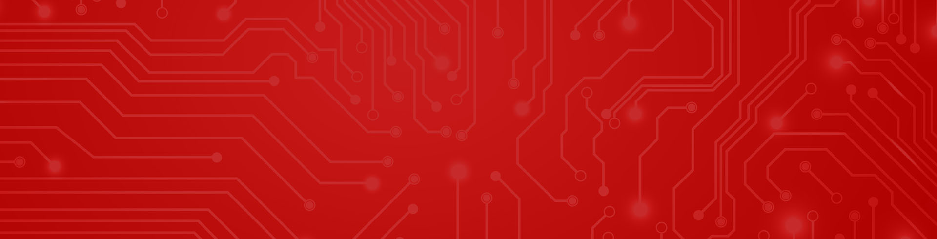 Circuits on a red background